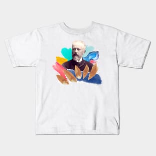 Tchaikovsky Brushstroke Kids T-Shirt